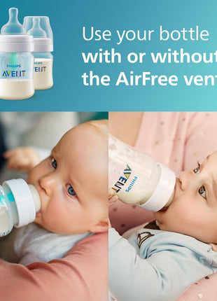 Philips Avent Anti-Colic Nipples, Medium Flow, BPA-Free, 4-Pack | For Ages 3 Month+, Reduces Colic and Gas with Anti-Colic Valve, Secure Latch, Ribbed Collapse-Free Design, SCY763/44