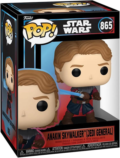 Funko Pop! Star Wars: Anakin Skywalker (Jedi General) - Collectable Vinyl Figure - Gift Idea - Official Merchandise - Toys for Kids & Adults - Sci-Fi Fans