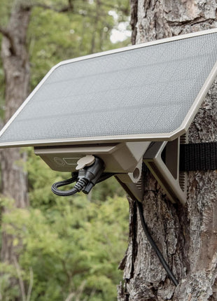 Moultrie - Solar Panel Power Pack - 3.4W - Gen 2 Solar Panel with Battery for Trail Cameras - 7.2v, 3350mAh