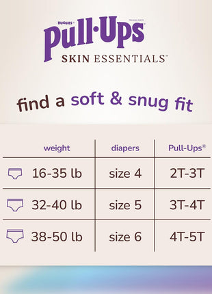Pull-Ups Boys Skin Essentials Training Pants, 3T-4T, 16 Ct