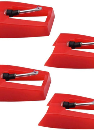 4 Pack Ruby Record Player Needle Turntable Stylus Replacement for ION Jenson Crosley Victrola Sylvania Turntable Phonograph LP Vinyl Player More Brand