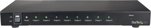 StarTech.com 4K 60hz HDMI Splitter - 8 Port - HDR Support - 7.1 Surround Sound Audio - HDMI Distribution Amplifier - HDMI 2.0 Splitter (ST128HD20)