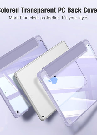 Fintie Hybrid Slim Clear Case for iPad 9th / 8th / 7th Generation 10.2 Inch