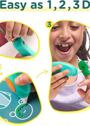 3Doodler Start+ Essentials 3D Pen Set for Kids, Easy to Use, Learn from Home Art, Educational STEM Toy for Boys & Girls Ages 6+