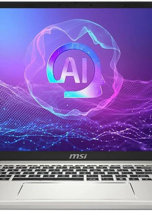 MSI Prestige A16 AI+ A3HMG-019US 16 inch 4K Ultra HD+ OLED Copilot+ PC Laptop, AMD Ryzen AI 9 365 2.0GHz, 32GB RAM, 1TB SSD, Windows 11 Pro, Urban Silver