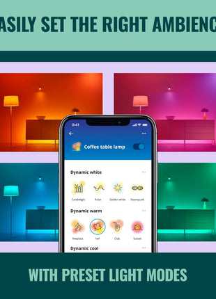 WiZ Connected 120W PAR38 Color LED Light Bulb - Connects to Your Wi-Fi - E26 Smart Bulb - Control with Voice or App + Activate with Motion - Matter Compatible - 1 Pack
