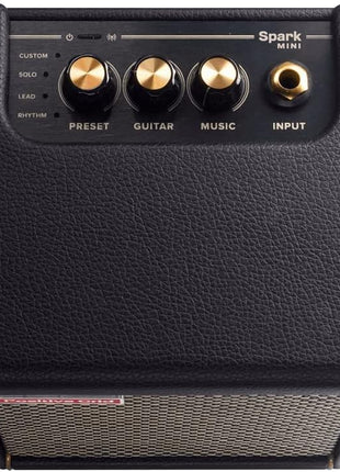 Positive Grid Spark MINI 10W Small Smart Guitar Amp & Bluetooth Speaker | Portable Sound for Guitar Playing at Home or On The Go | Black