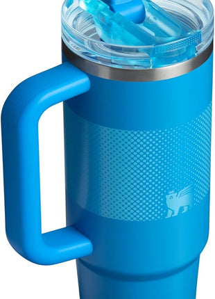 STANLEY Quencher ProTour Flipstraw Tumbler, 30 oz, Azure Fade | Built-In Straw & Handle | Cupholder Compatible for Travel | Leakproof Insulated Stainless Steel Cup | BPA-Free