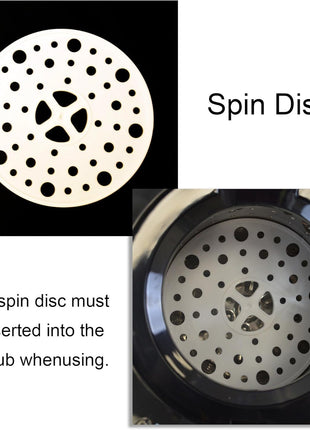 Panda 3200 RPM Portable Spin Dryer,22lb Capacity, Dark Gray | Stainless Steel Drum and Outer Case; 110V Clothes Spinner for Apartments, RVs, Dorms and Compact Laundry Spaces.