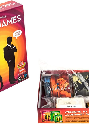 CGE Codenames Board Game (2nd Edition) | The Top Secret Word Association Party Game for Friends & Family Game Nights, 4+ Players