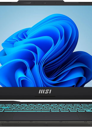MSI Cyborg 15 15.6 inch 144Hz FHD Gaming Laptop: Intel Core i7-13620H, NVIDIA Geforce RTX 4050, 16GB DDR5, 512GB NVMe SSD, Cooler Boost 5, Win 11 Home: Black A13VE-218US