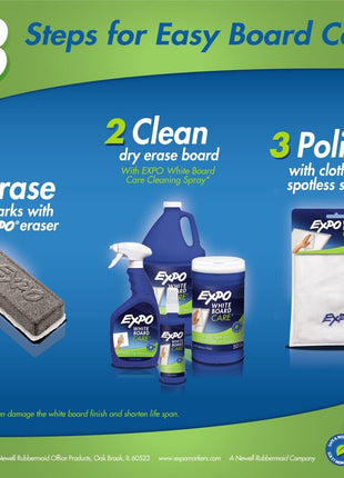 EXPO Dry Erase Soft Pile Block Whiteboard Eraser 5-1/8 in. x 1-1/2 in.