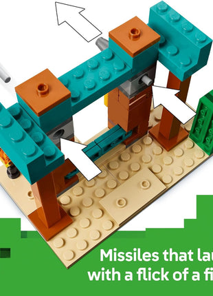 LEGO Minecraft The Illager Desert Patrol Toy Figures and Playset - Building Minecraft Toy for Kids, Boys and Girls, Ages 7+ - with 4 Figures for Pretend Play - Gift Idea for Birthdays - 21267