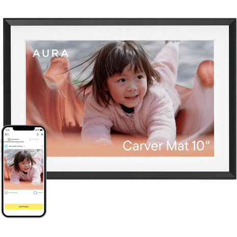 Aura HD Digital Picture Frame | Carver: The Best Frame for Gifting