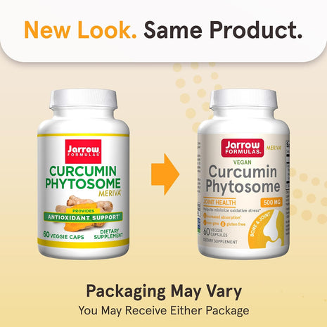 Jarrow Curcumin Phytosome 500 mg, Antioxidant Support, 60 Capsules
