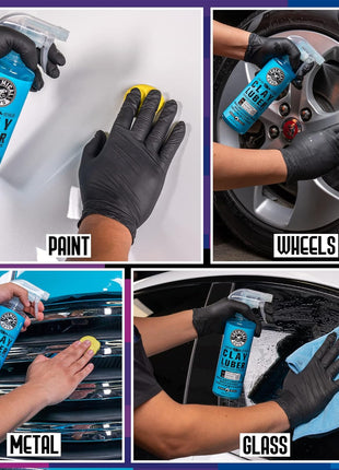 Chemical Guys Clay Bar Kit - Complete System - Clay Bar and Luber Combo with Accessories for Smooth Paint Finish - Removes Embedded Dirt, Overspray, and Fallout - 6 Item Kit