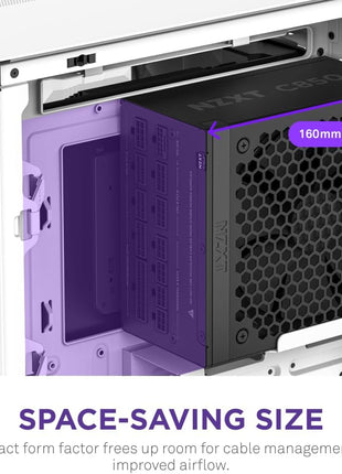 NZXT C850 Gold ATX 3.1-850W Fully Modular Power Supply | 850W 80 PLUS Gold ATX 3.1 PSU, fully modular and quiet. PCIe 5 ready for modern GPUs, backed by a 10-year warranty.