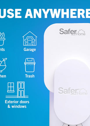 Safer Home Indoor Plug-In Fly Trap - SH502 - Effective Fruit Fly Traps for Indoors, Gnat Traps for House Indoor, 400 Sq Ft Protection - Style: 1 Device + 2 Glue Cards