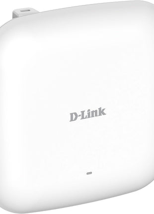 D-Link PoE Access Point WiFi 6 AX1800 Wave 2 Dual Band Wireless Internet Network Compact Design Wall Ceiling Mountable WiFi AC AP (DAP-X2810), White