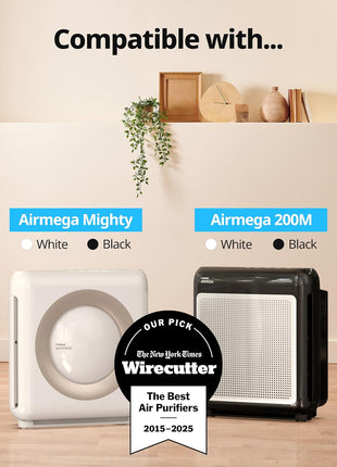 COWAY AP 1512HH & 200M Air Purifier Filter Replacement, Fresh Starter Pack, 2 Fresh Starter Deodorization Filters and 1 True HEPA Filter, 1 Pack, Black