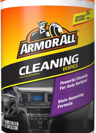 Armor All Car Cleaning Wipes, Wipes for Car Interior and Car Exterior, 90 Wipes Each