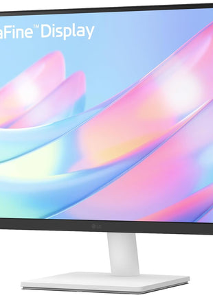 LG 27US500-W Ultrafine Monitor 27-Inch 4K UHD (3840x2160) HDR10 IPS Borderless Design Reader Mode Flicker Safe Switch App HDMI DisplayPort - White