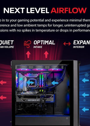 Skytech Gaming Legacy 4 Gaming PC, AMD Ryzen 9 9950X3D 4.3GHz, NVIDIA RTX 5090 32GB VRAM, X870 Board, 2TB Gen5 NVMe SSD, 64GB DDR5 RAM 6000, 1200W Gold ATX 3 PSU, 420 ARGB AIO, WI-FI 7, Windows 11