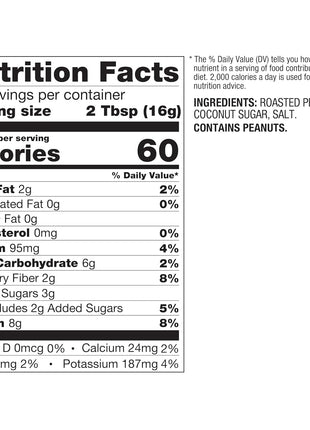 PBfit 30 Ounce Classic Peanut Butter Powder, Powdered Peanut Butter Spread From Real Roasted Peanuts, 8g of Protein 8% DV, Gluten-Free, 60 calories, 87% less fat (Pack of 1)