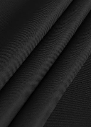 sancua Rectangle Tablecloth, 60 x 84 Inch, Black | Stain and Wrinkle Resistant, Washable Polyester Cloth, Decorative Fabric Cover, For Dining Tables, Buffet Parties and Camping