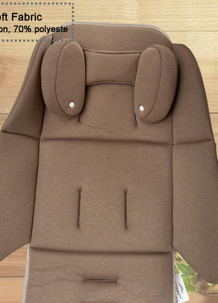 Stroller Infant Liner Seat Cushion Compatible with Uppababy Vista, Vista V2, Vista V3, Cruz V2, Rumbleseat V2, Skin Friendly Fabric (Khaki)