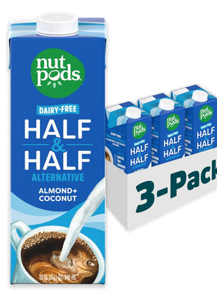 nutpods unsweetened Half & Half Dairy-Free Coffee Creamer
