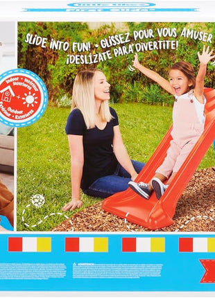 Little Tikes First Slide for Kids, Easy Set Up for Indoor Outdoor, Easy to Store, for Toddlers Ages 18 Months - 6 years