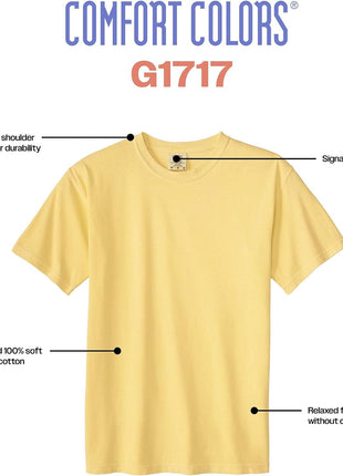 Comfort Colors Adult Heavyweight Short Sleeve Tee, Style G1717/G1745, Multipack