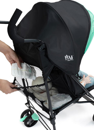 Ingenuity: ity by Ingenuity Smooth Stroll Convenience Stroller, Lightweight, with Aluminum Frame, Large Seat Area, 2 Position Recline, Extra Large Storage Basket – for Travel