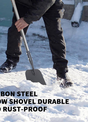 Flat Shovel with Adjustable Handle, 59 in Floor Scraper, Ice Scraper, Garden Cleaning Scraper, Ice Chopper, Snow Shovel, Multifunctional Weed Remover Tool for Walkway Driveway