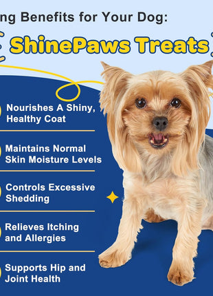 Probiotics & Salmon Fish Oil for Dogs Skin and Coat & Digestive Health