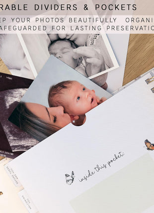 Baby Memory Book for Boy or Girl - First 5 Year Keepsake Album from Pregnancy to Age Five - Baby Book to Record Baby's Milestones and Photos - 1st Gender Neutral Photo Books for Newborn Babies