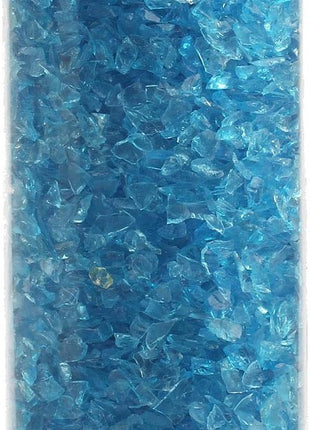 ZenQ Crushed Glass for Crafts, Resin Art. Sea Blue, 1.5 lbs
