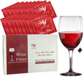18 Pack Wine Filters, Wine Purifier To Remove Sulfite And Histamine, Wine Lover Accessories Valentine's Day Party Gifts for Men Women Him Mother Father Girlfriend Boyfriend Wife