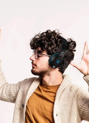 Masacegon Gaming Headset for PC,Gaming Headphone Compatible with Xboxone,PS4,Nintendo Switch,3.5mm Over-Ear Headphones with Noise Canceling Feature