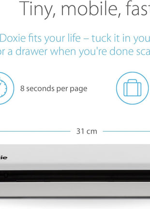 Doxie Go SE - The Intuitive Portable Document Scanner with Rechargeable Battery and Easy Software for Home, Office, or Work from Home