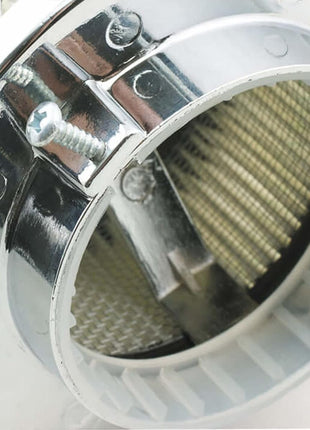 Mr. Gasket 4354 Air Cleaner - Deep Dish - 4 Inch x 2 Inch - Chrome
