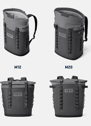 YETI Hopper M20 Backpack Soft Sided Cooler with MagShield Access, Wild Vine Red