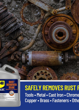WD-40 Specialist Rust Remover Soak, One Gallon