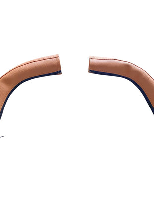 Baby Stroller Handle Protect Cover Compatible for Uppababy Vista V1 V2 Stroller, Armrest Bar Sleeve Case, Stroller Accessories, One Pair (Brown)