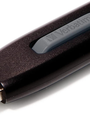 Verbatim 256GB USB 3.0 Store 'n' Go V3 Flash Drive - Cap-Less & PC/Mac Compatible - Gray