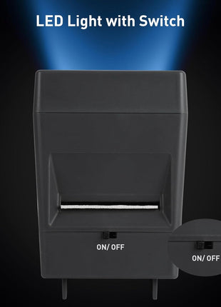 35 mm Film & Slide Viewer, 2X LED Illuminated Viewing Slide Projector for Old Slides and 35mm Film Negatives(2 AAA Batteries Included)