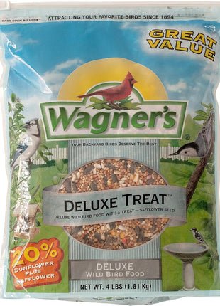 Wagner's 62067 Deluxe Treat Blend Wild Bird Food, 4 Pound (Pack of 1)