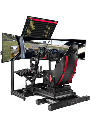 Next Level Racing F-GT Elite Aluminum Simulator Cockpit - Wheel Plate Edition (NLR-E001)