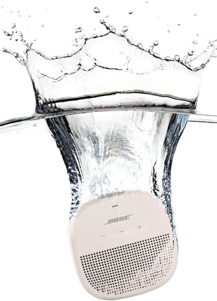 Bose SoundLink Micro Bluetooth Speaker: Small Portable Waterproof Speaker with Microphone, White Smoke